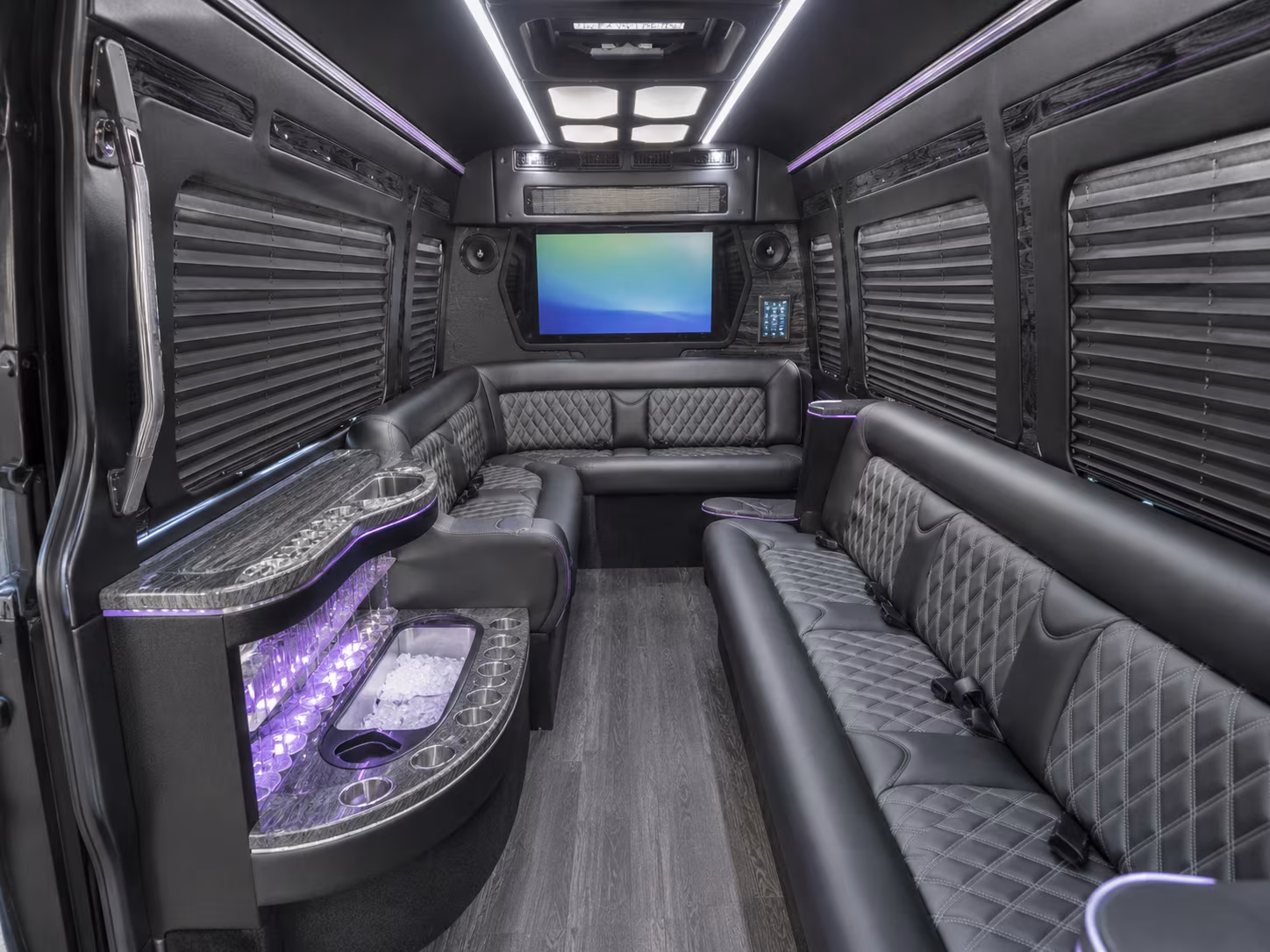 mission party bus interior